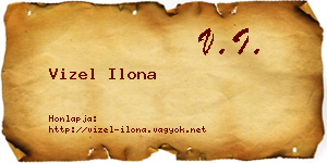 Vizel Ilona névjegykártya